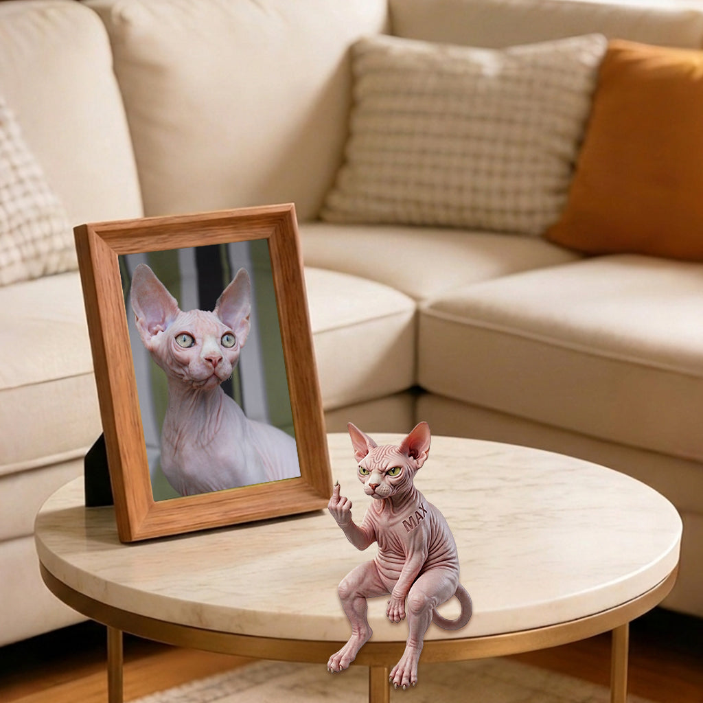 Pet Desk Monitor Figurine - Personalized Pet Premium 3D Figurine