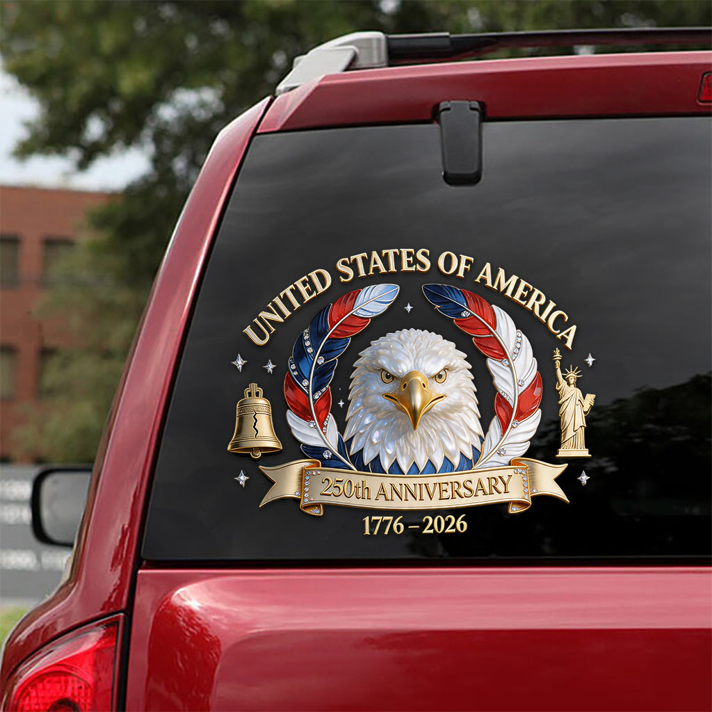 USA 250th Anniversary - Patriot Decal Die Cut