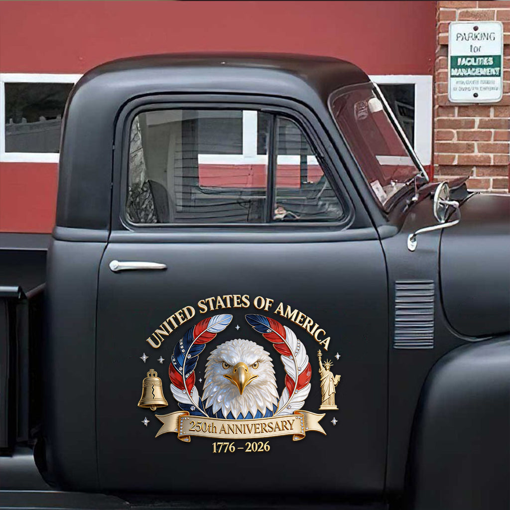 USA 250th Anniversary - Patriot Decal Die Cut