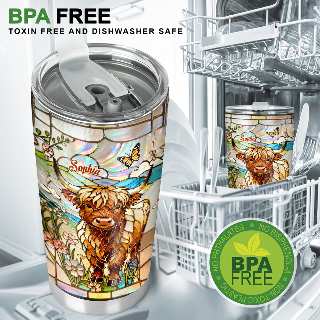 Love Highland Cows - Personalized Highland Cow Tumbler