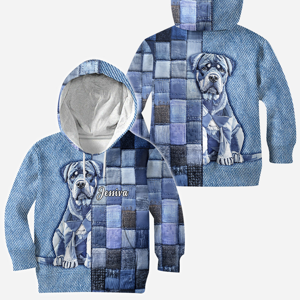 Love Rottweiler - Personalized Dog All Over Shirt