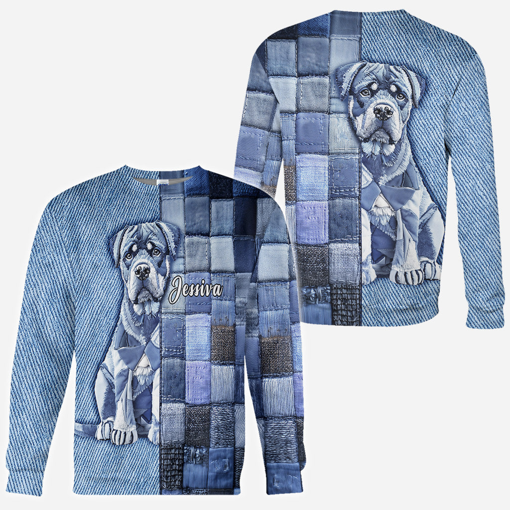 Love Rottweiler - Personalized Dog All Over Shirt