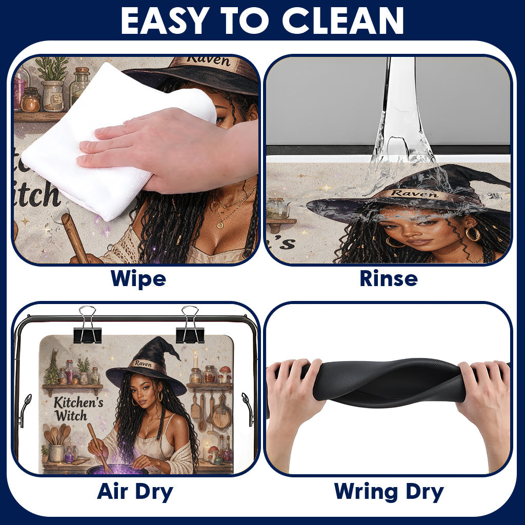 Witch's Kitchen - Personalized Witch Drying Mat