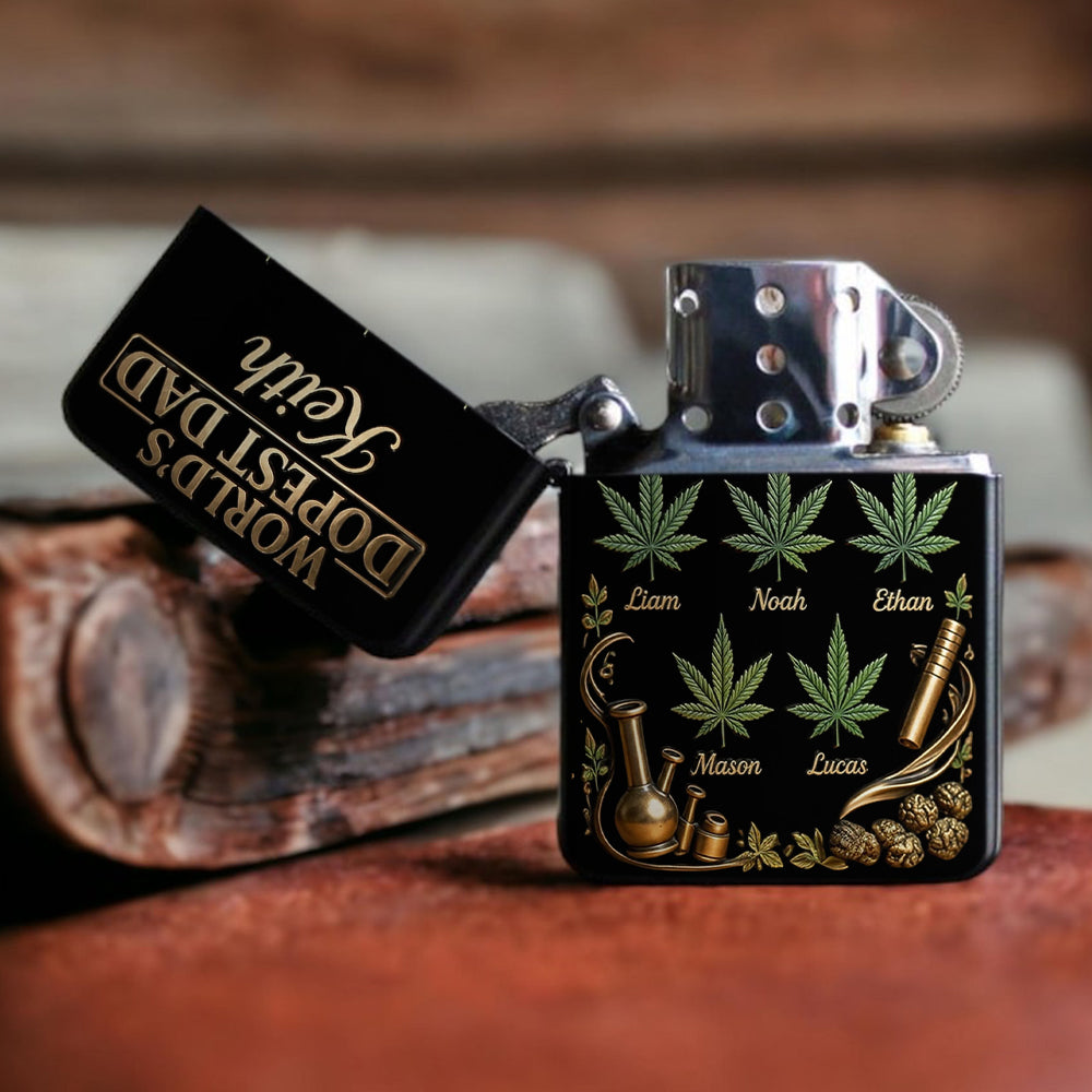 World's Dopest Dad - Personalized Weed Lighter