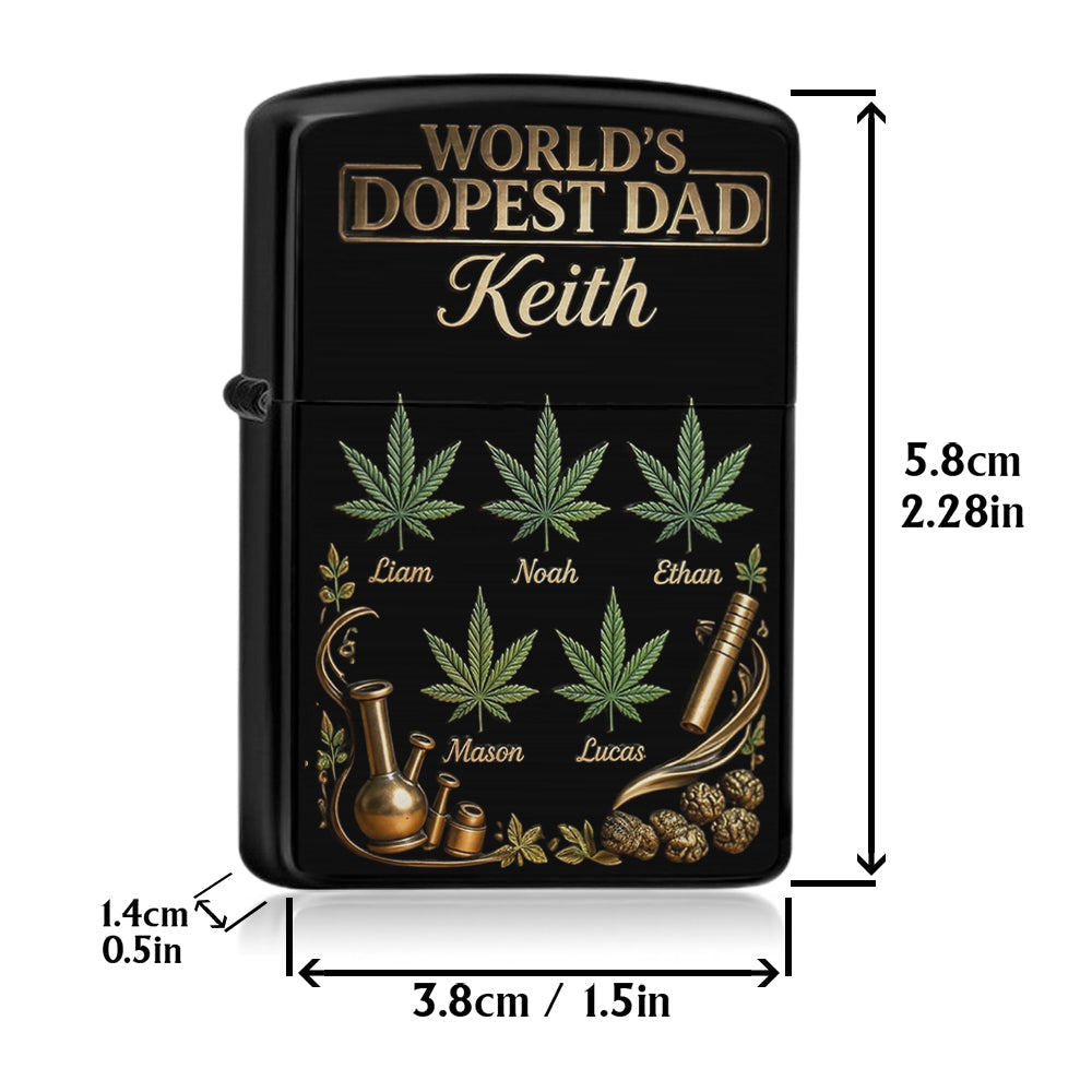 World's Dopest Dad - Personalized Weed Lighter