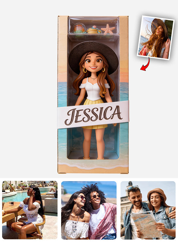 Love Traveling - Personalized Travelling Custom Shaped Acrylic Plaque