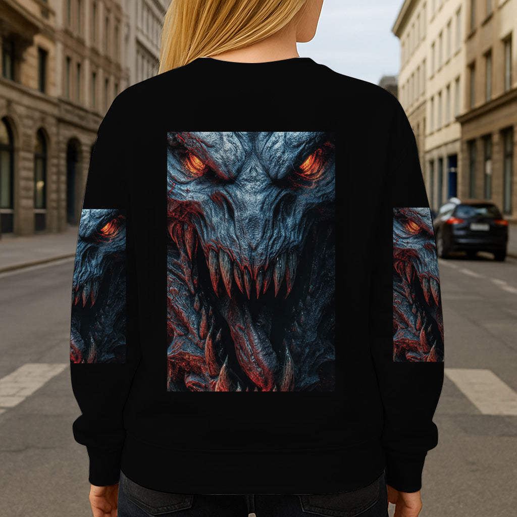 Scary Monster - Personalized Halloween All Over Shirt