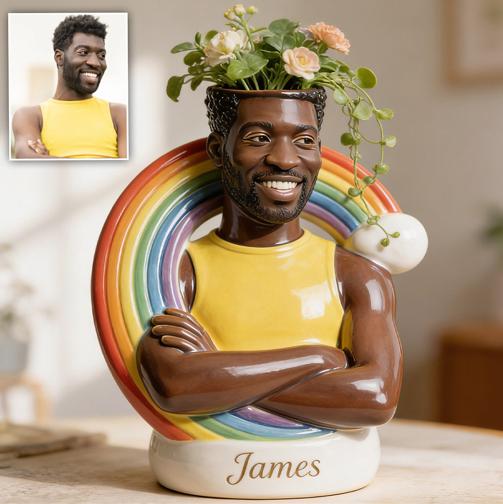 Love Is Love - Personalized LGBT Support Acrylic Pot