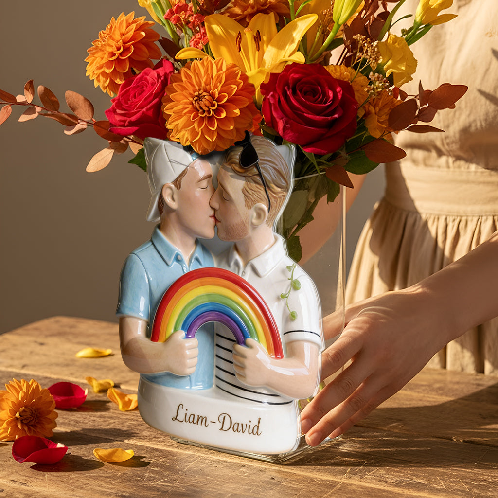 Love Is Love - Personalized LGBT Support Acrylic Pot