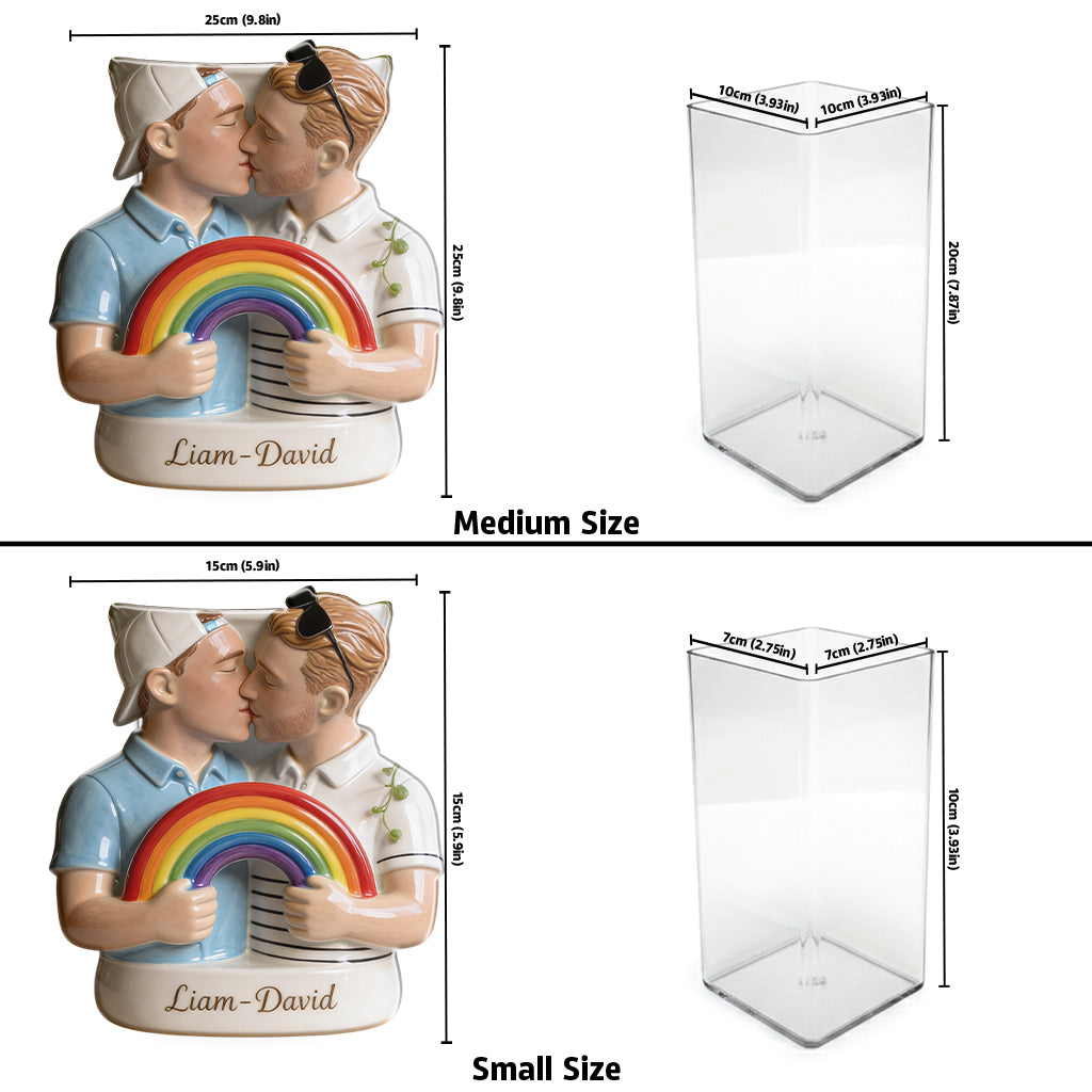 Love Is Love - Personalized LGBT Support Acrylic Pot