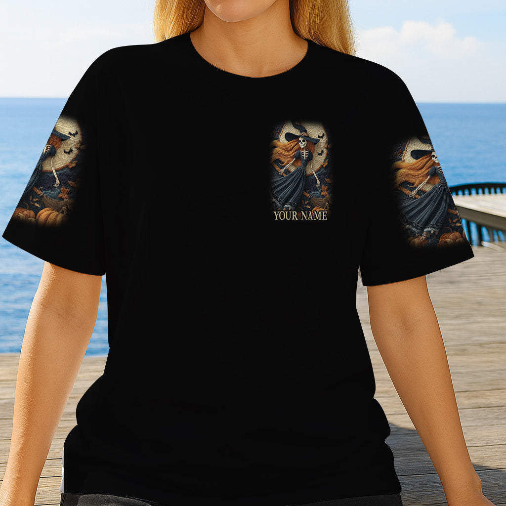 Skull Witch - Personalized Witch All Over Shirt