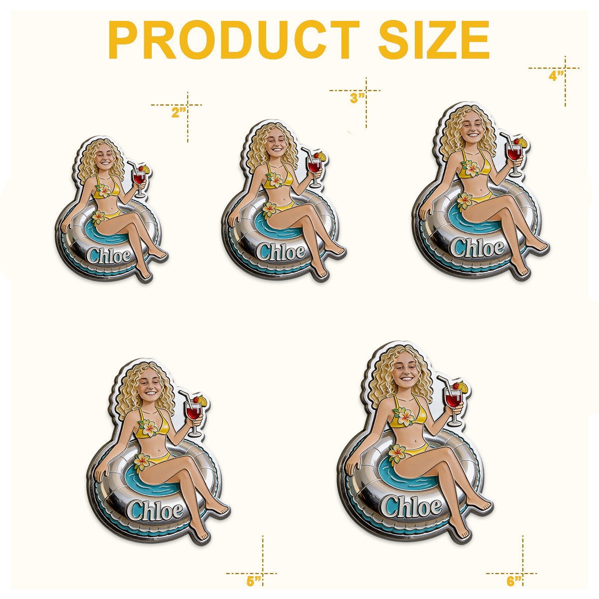 Summer Vibe - Personalized Sea Lover Magnet