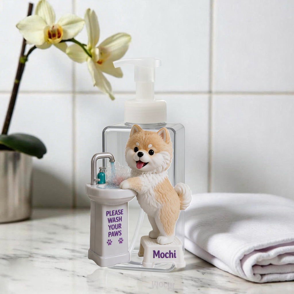 Please Wash Your Paws - Personalized Dog Pump Dispenser