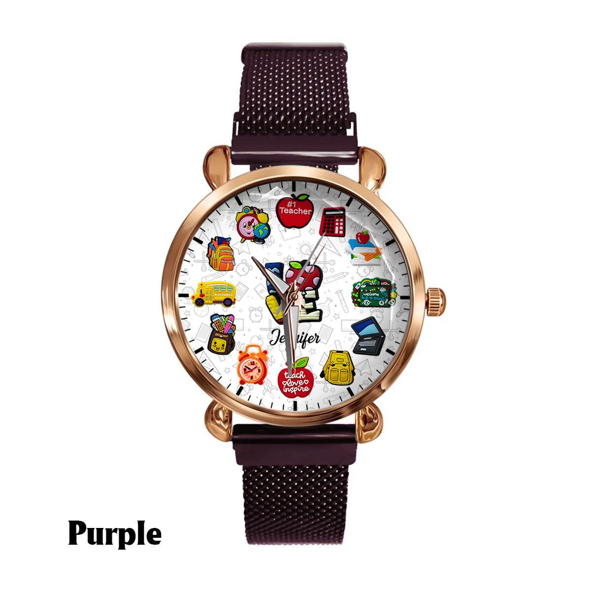 Teachers Who Love Teaching - Personalized Teacher Women Hand Watch