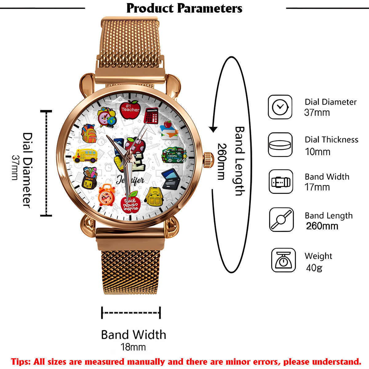 Teachers Who Love Teaching - Personalized Teacher Women Hand Watch