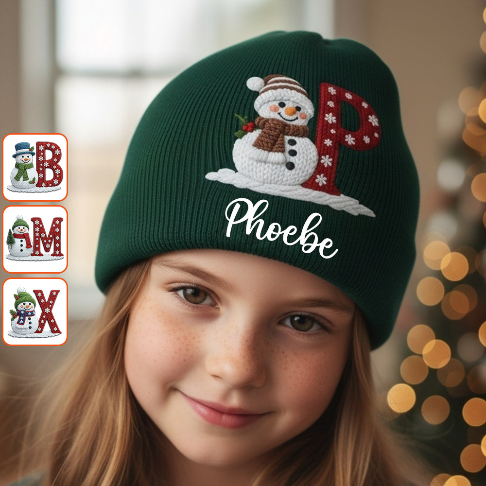 Winter Gifts For Loved Ones - Personalized Family Beanie Hat