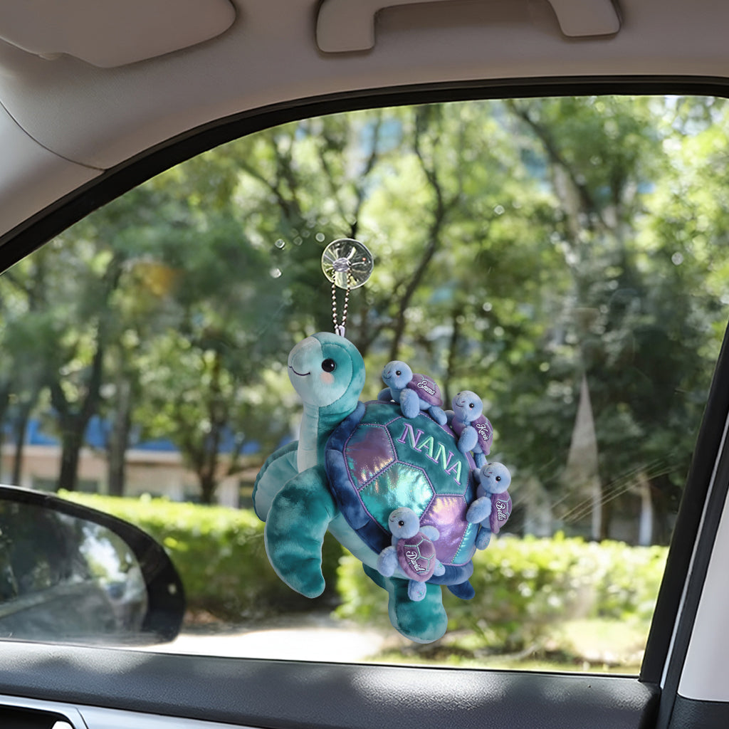 Nana Turtle - Personalized Grandma Plush Keychain