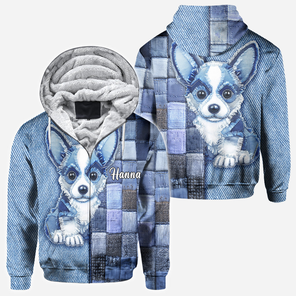 Love Pembroke Welsh Corgi - Personalized Dog All Over Shirt