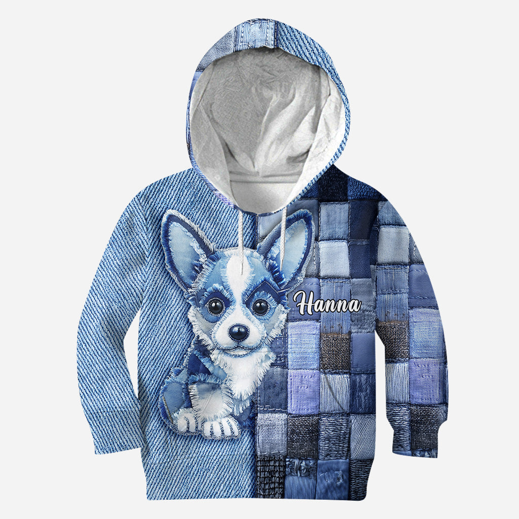 Love Pembroke Welsh Corgi - Personalized Dog All Over Shirt