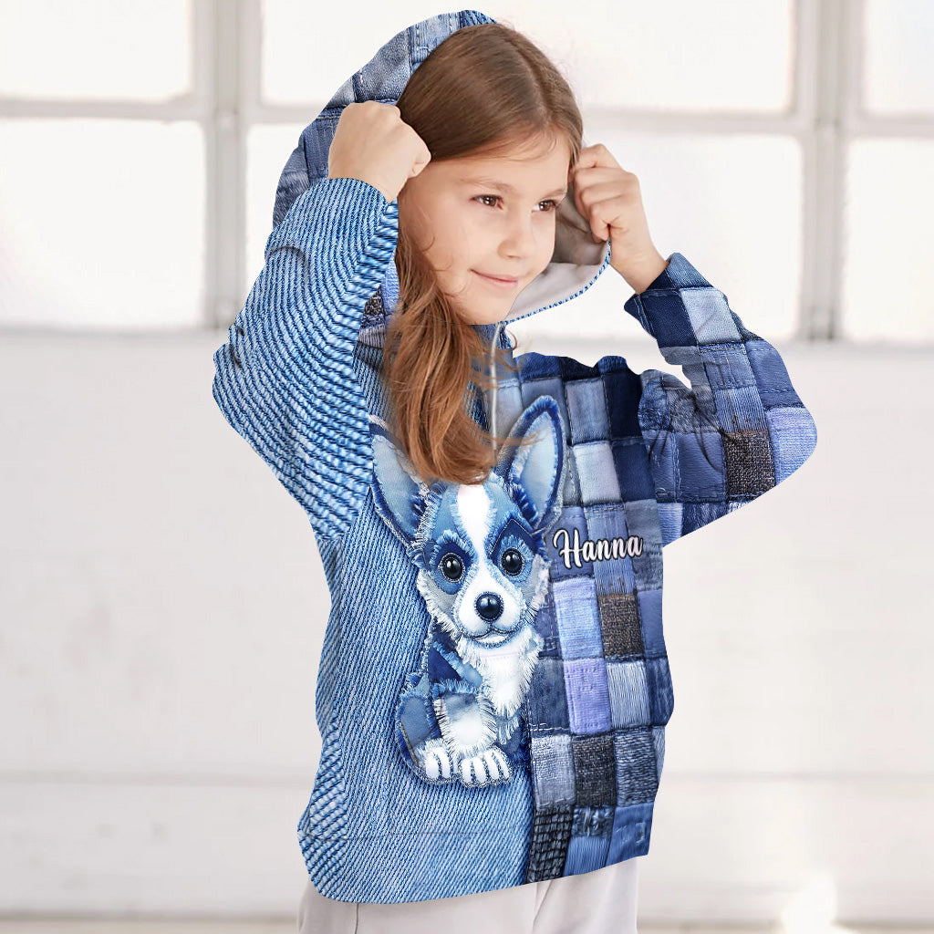 Love Pembroke Welsh Corgi - Personalized Dog All Over Shirt