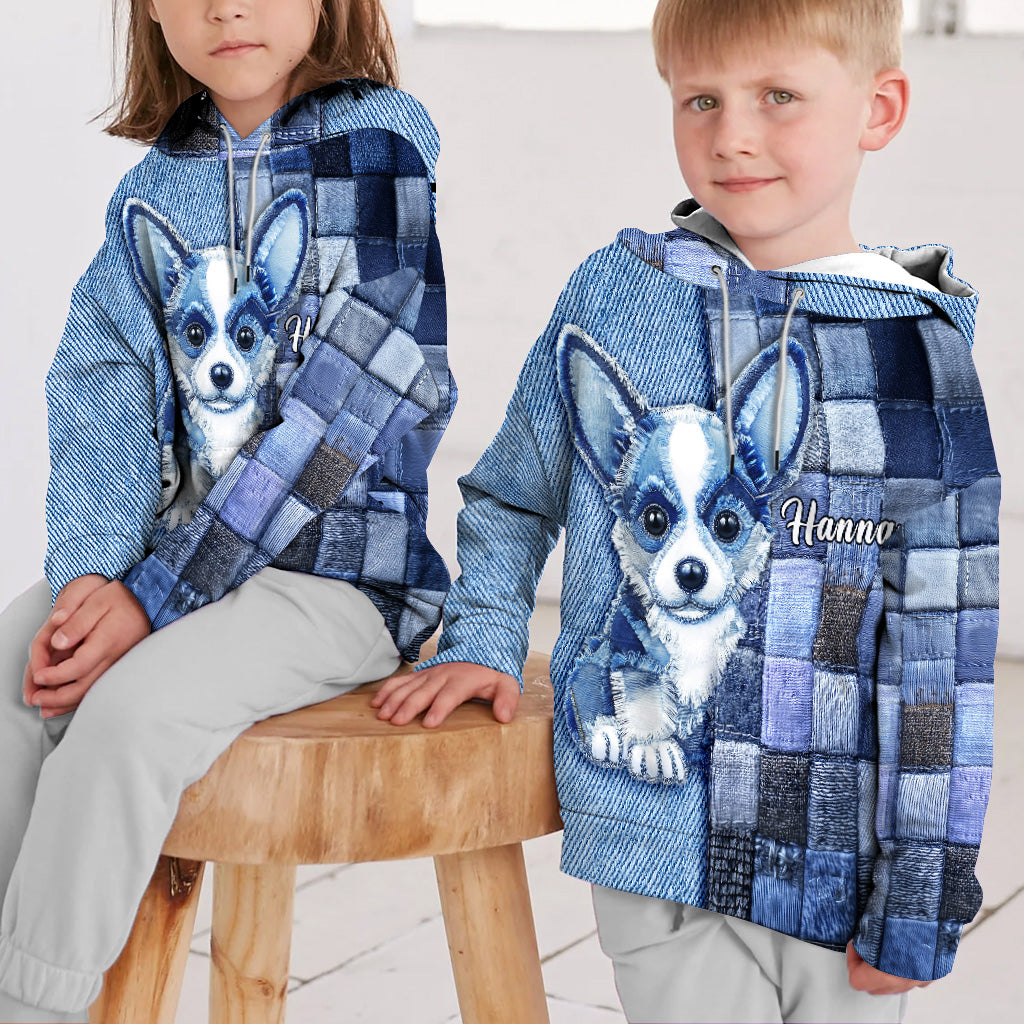 Love Pembroke Welsh Corgi - Personalized Dog All Over Shirt