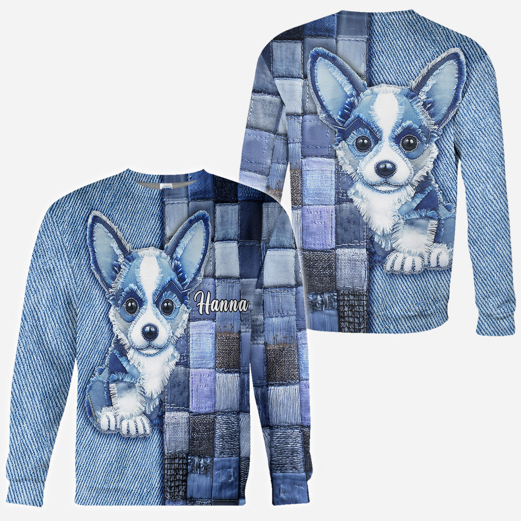 Love Pembroke Welsh Corgi - Personalized Dog All Over Shirt