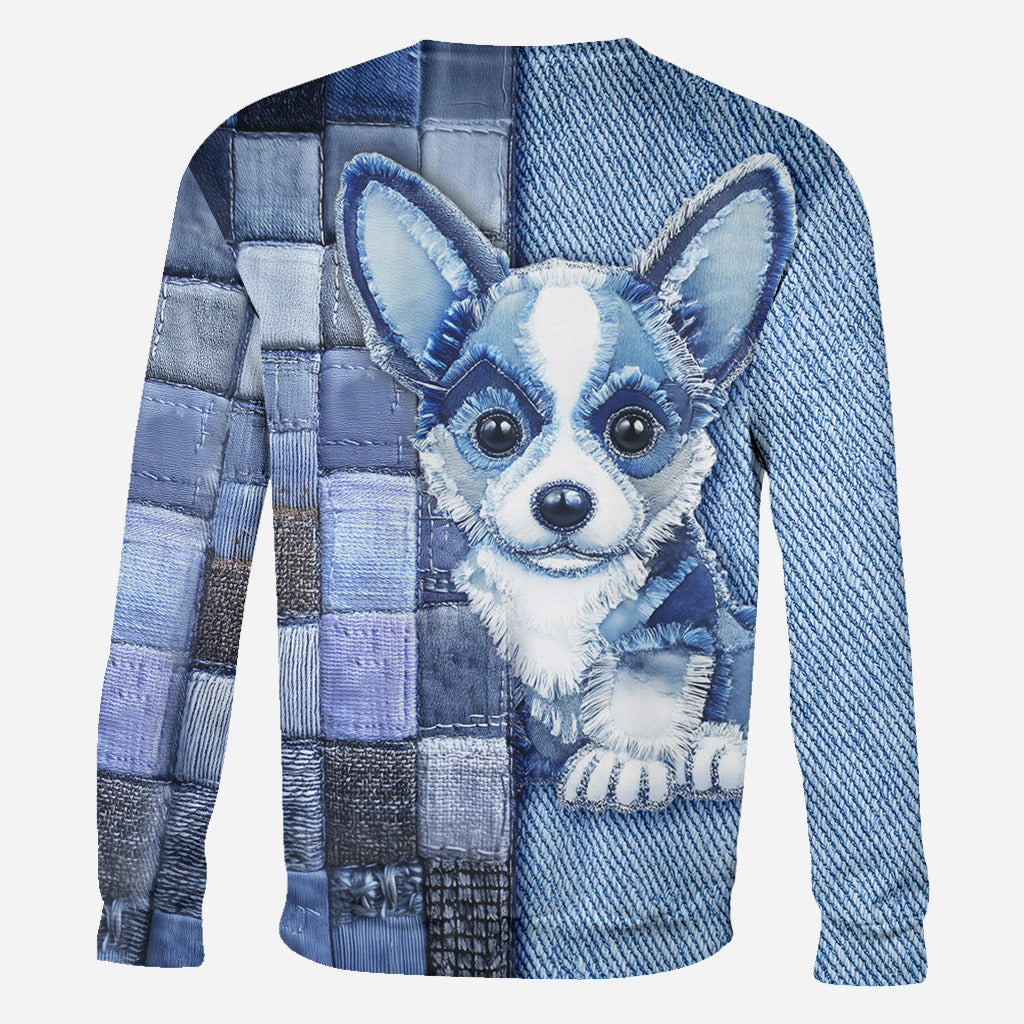 Love Pembroke Welsh Corgi - Personalized Dog All Over Shirt