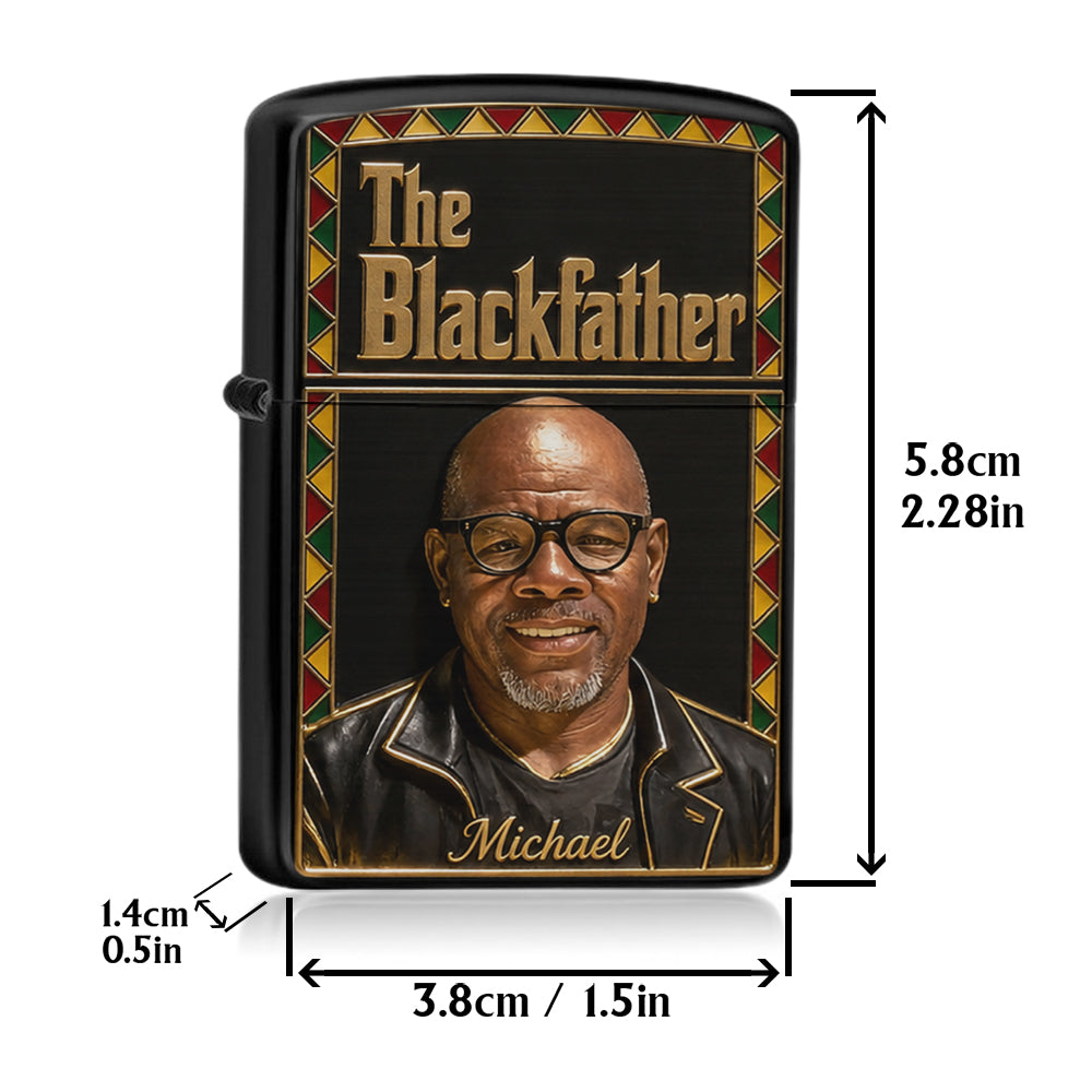 The Blackfather - Personalized African American Lighter