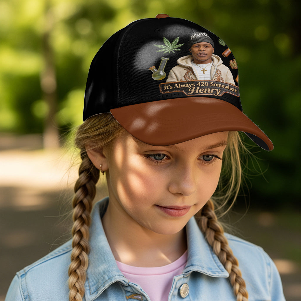 World's Dopest Dad - Personalized Weed Classic Cap