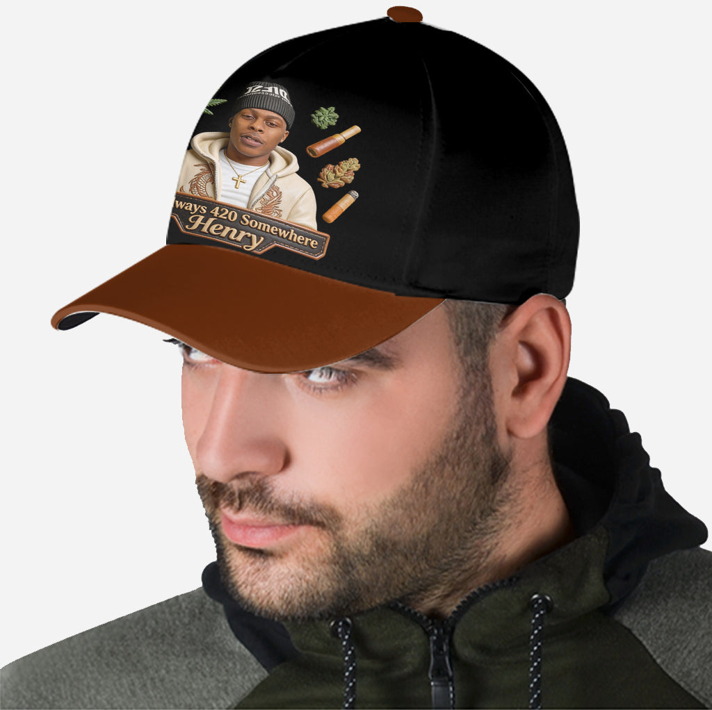 World's Dopest Dad - Personalized Weed Classic Cap