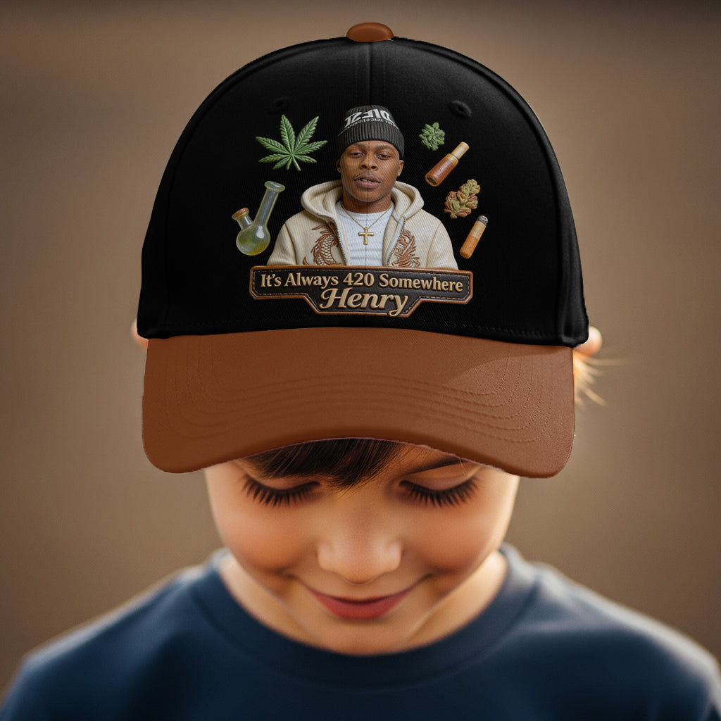 World's Dopest Dad - Personalized Weed Classic Cap