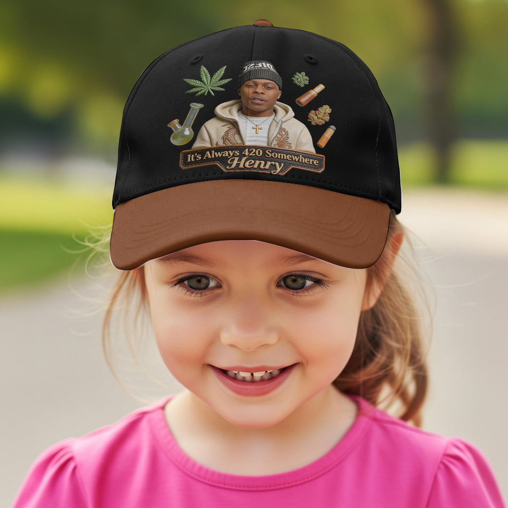 World's Dopest Dad - Personalized Weed Classic Cap