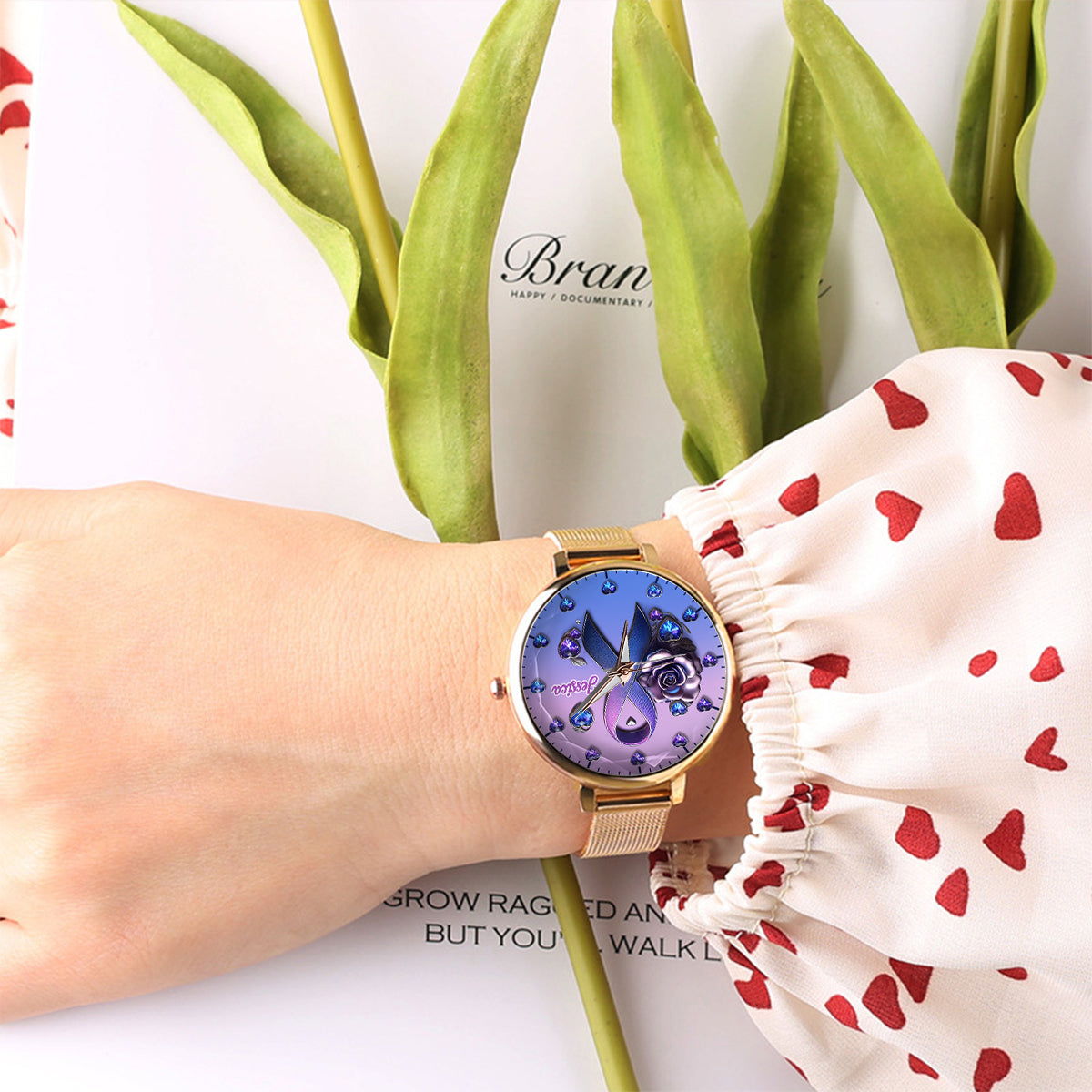 You Matter - Personalized Suicide Prevention Women Hand Watch