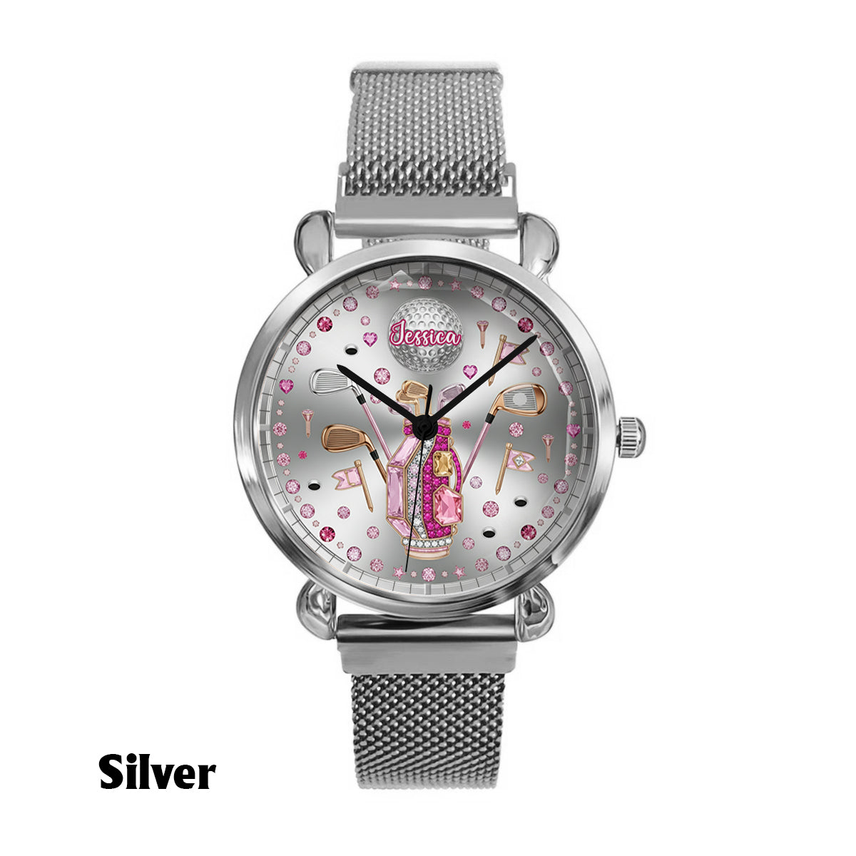 Love Golf - Personalized Golf Women Hand Watch