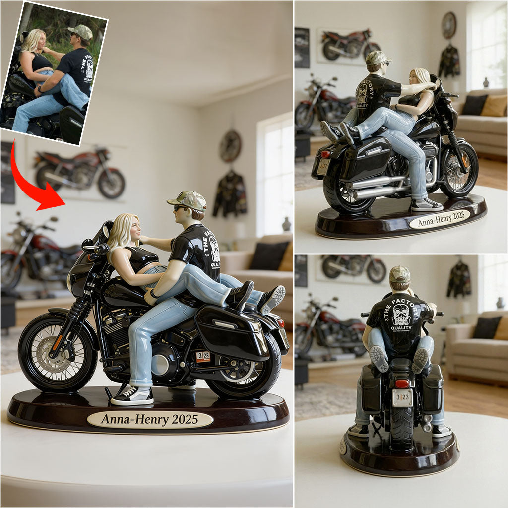 Ride Together - Personalized Biker Premium 3D Figurine