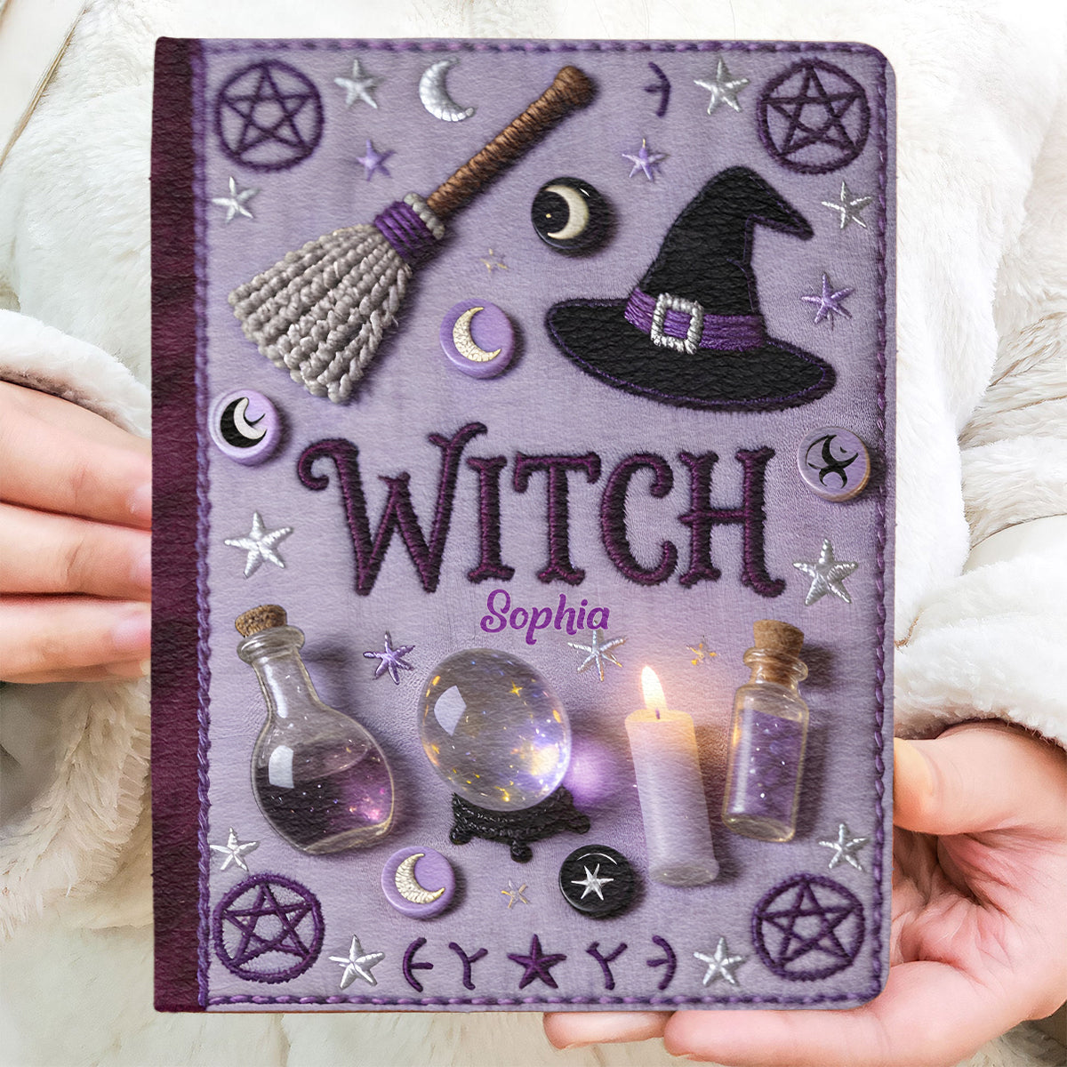 Magical Witch - Personalized Witch Leather Journal
