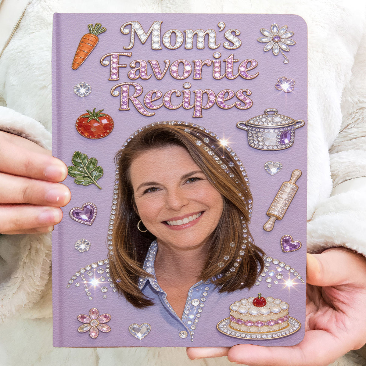 Mother Gift Idea, Mother Cooking Recipes - Personalized Mother Leather Journal