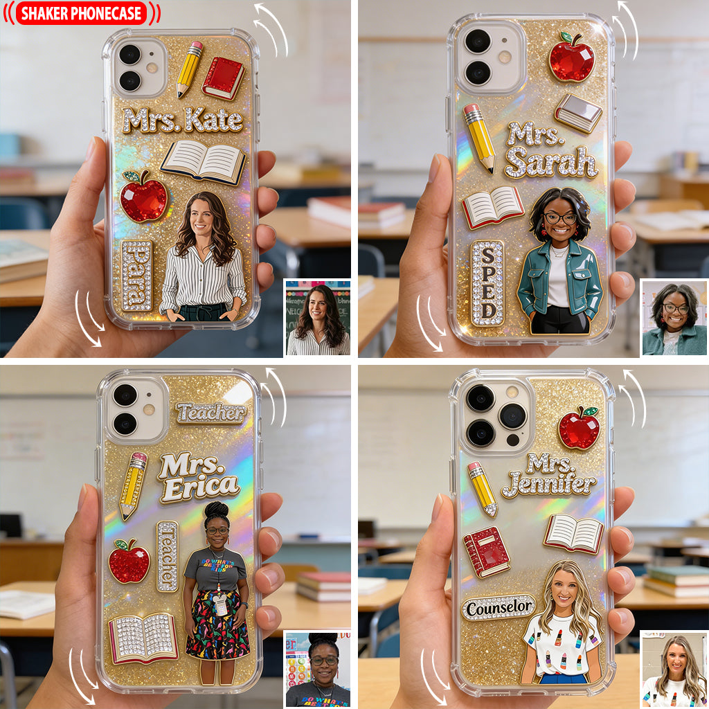 Teacher Life - Personalized Teacher Shaker Phone Case