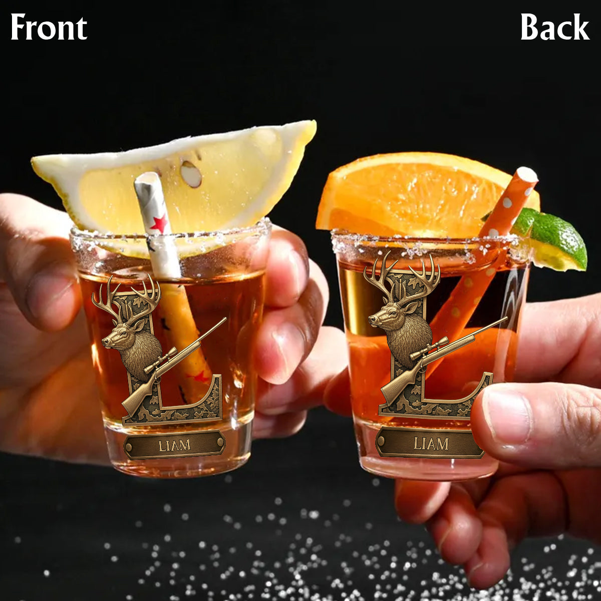 Love Hunting - Personalized Hunting Shot Glasses Set