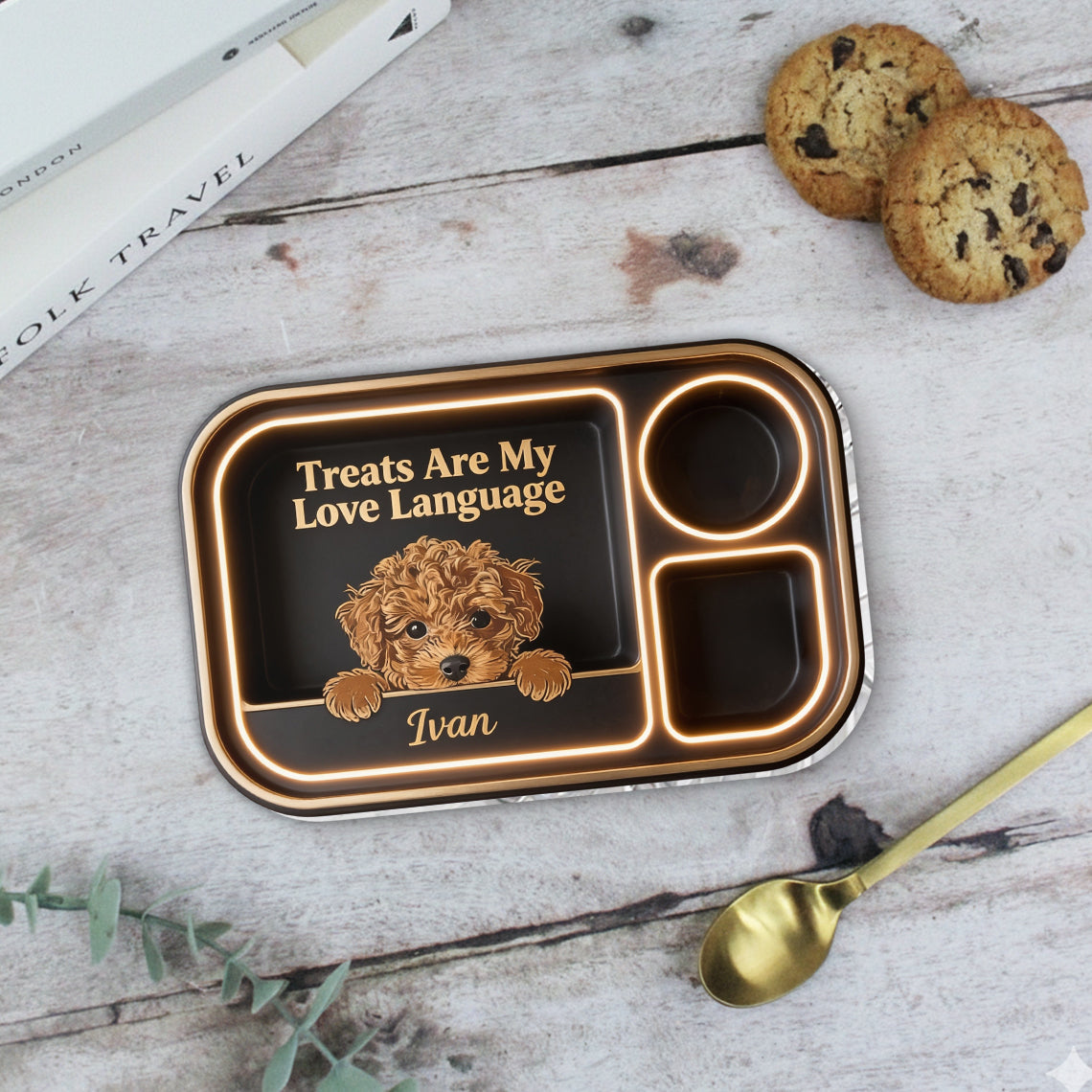 Treat Dealer - Personalized Dog Catch-All Tray