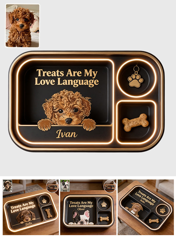 Treat Dealer - Personalized Dog Catch-All Tray