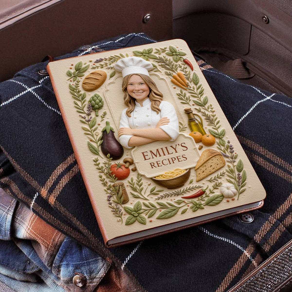 My Secret Recipes - Personalized Cooking Leather Journal
