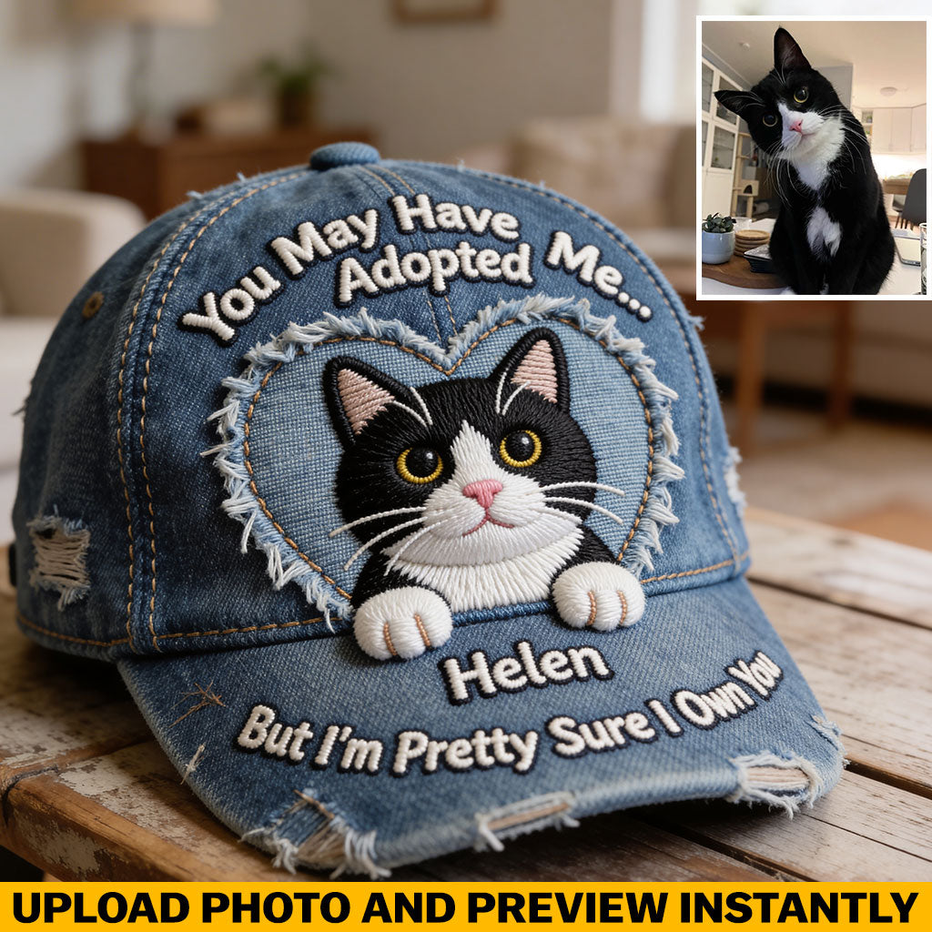 You May Have Adopted Me... - Personalized Dog Classic Cap