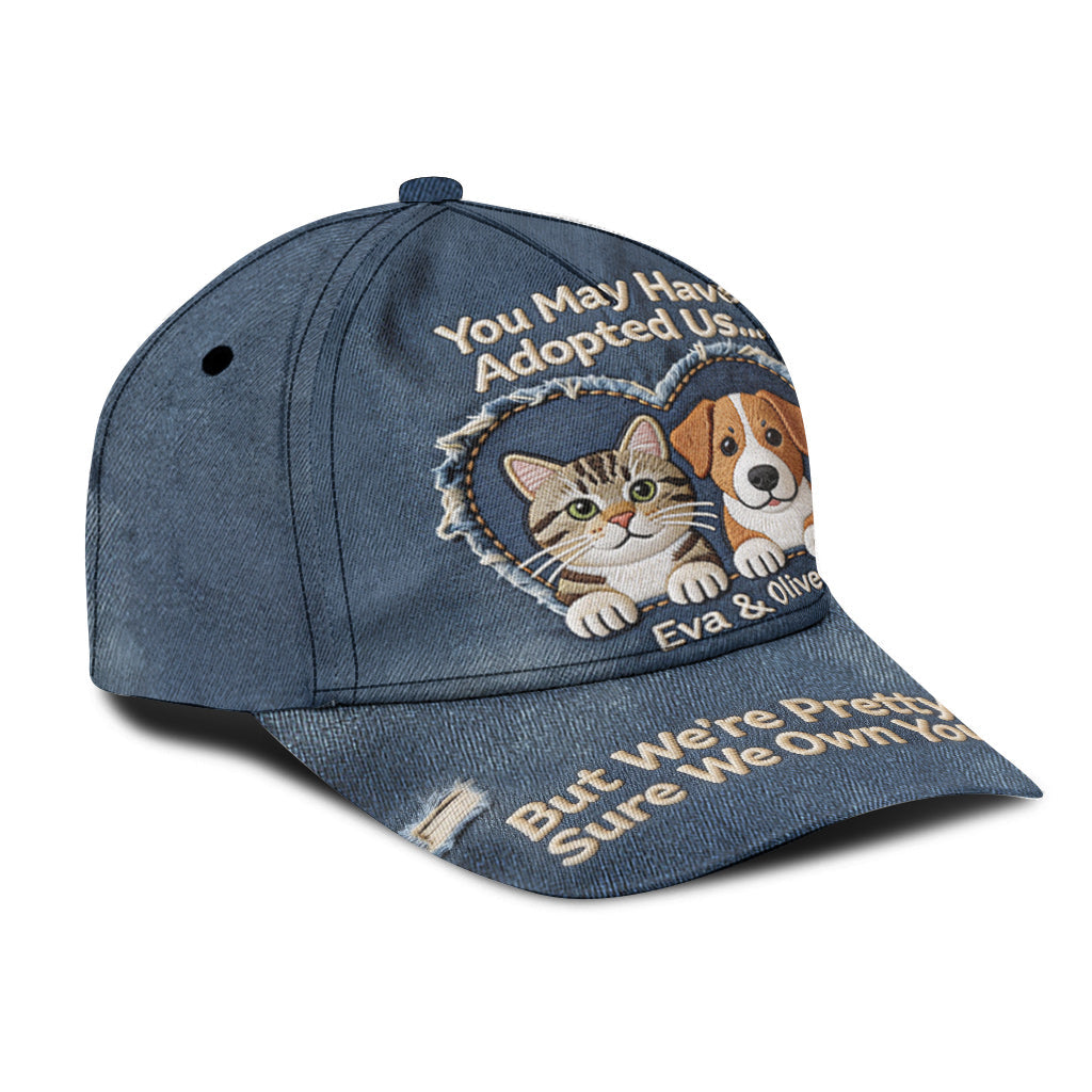 You May Have Adopted Me... - Personalized Dog Classic Cap