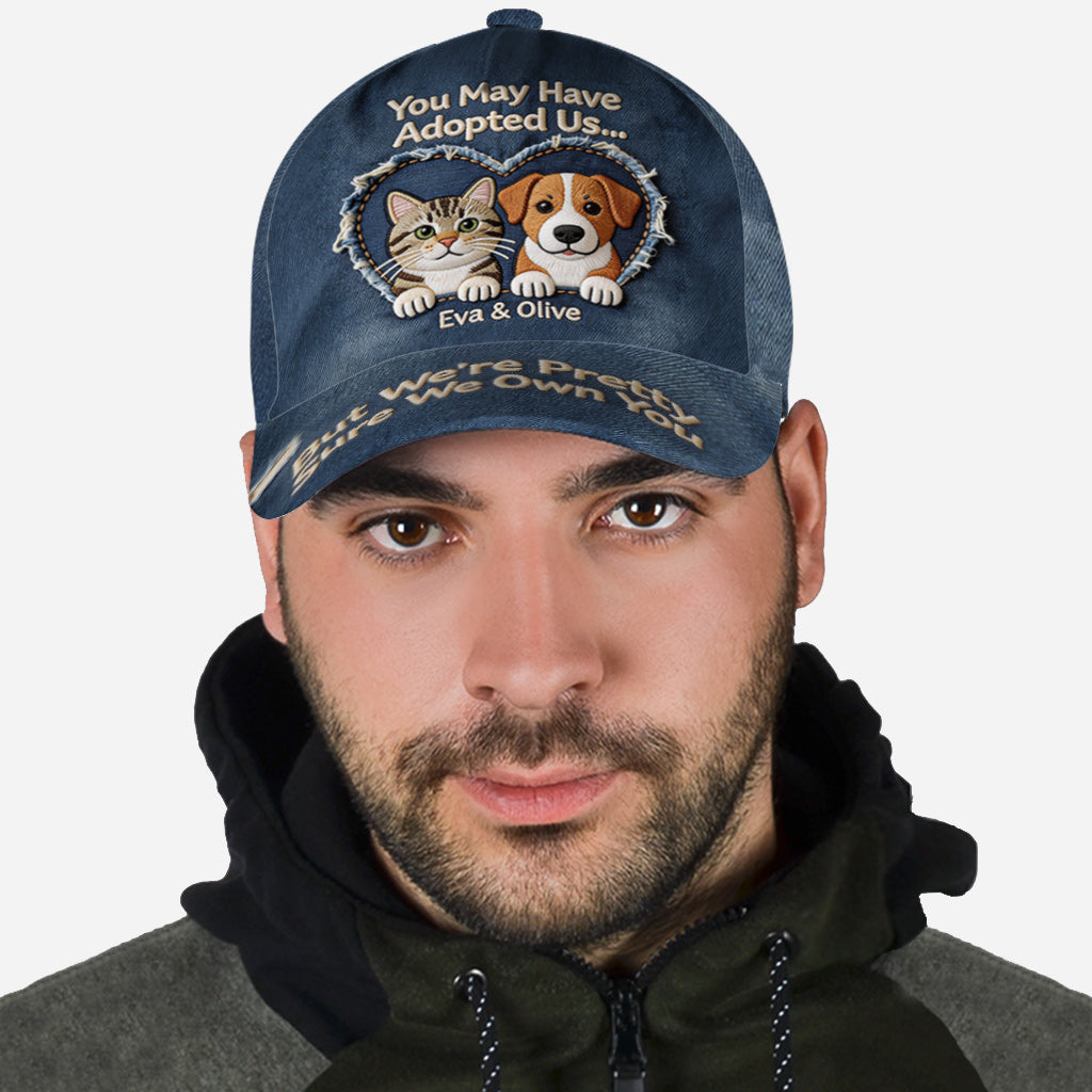 You May Have Adopted Me... - Personalized Dog Classic Cap