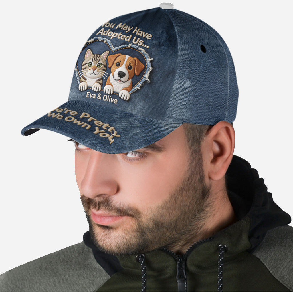 You May Have Adopted Me... - Personalized Dog Classic Cap