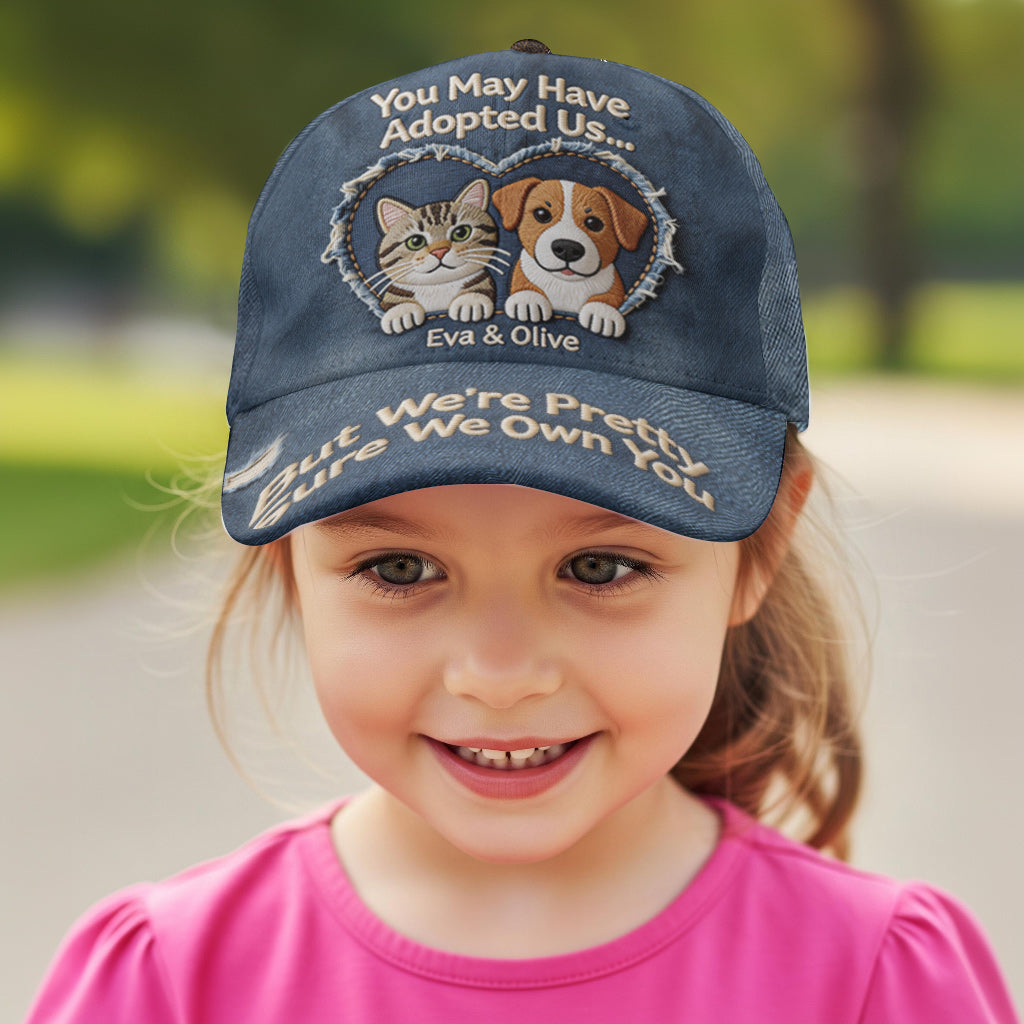 You May Have Adopted Me... - Personalized Dog Classic Cap