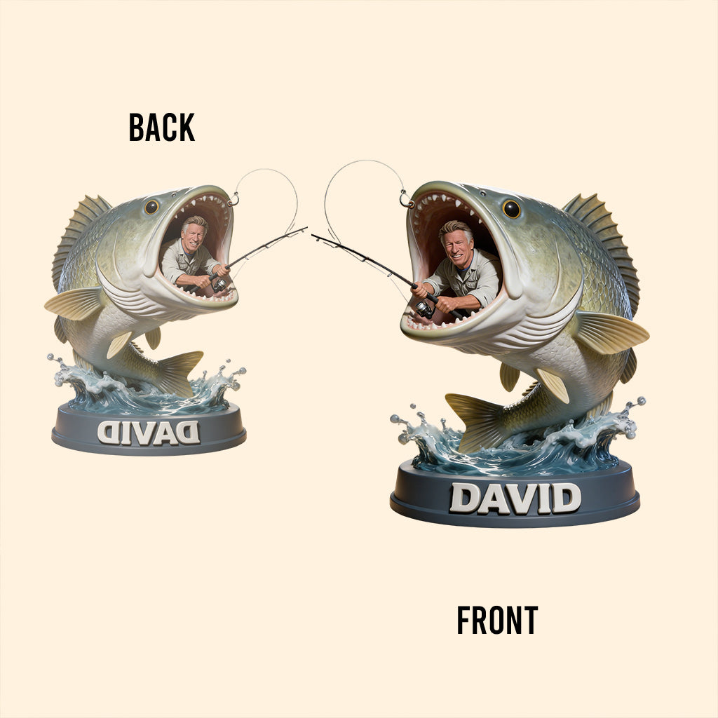 Love Fishing - Personalized Fishing Custom Shaped Acrylic Plaque