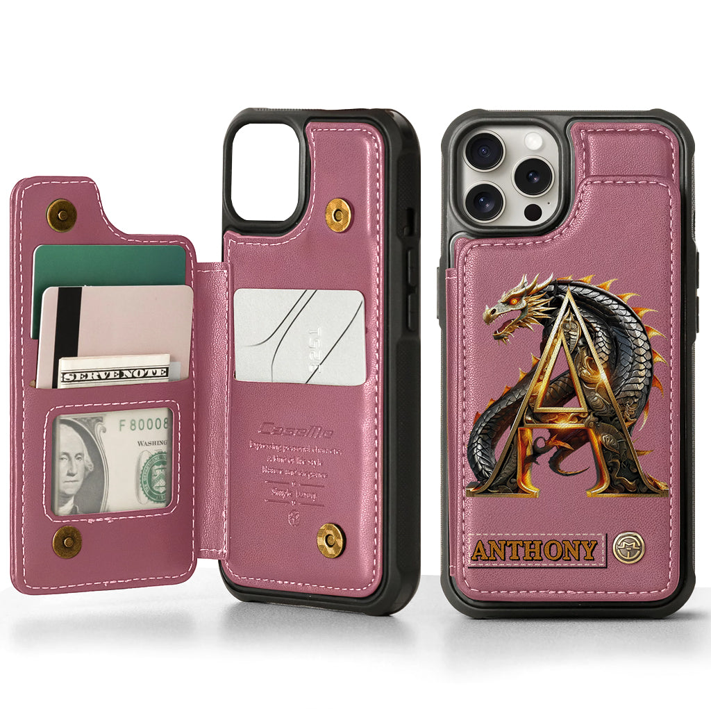 Love Dragons - Personalized Dragon Wallet Phone Case