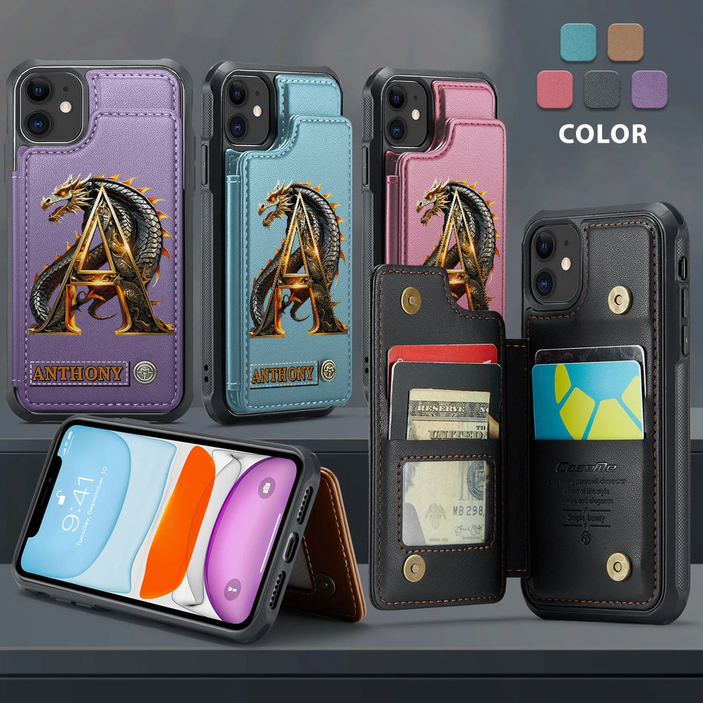 Love Dragons - Personalized Dragon Wallet Phone Case